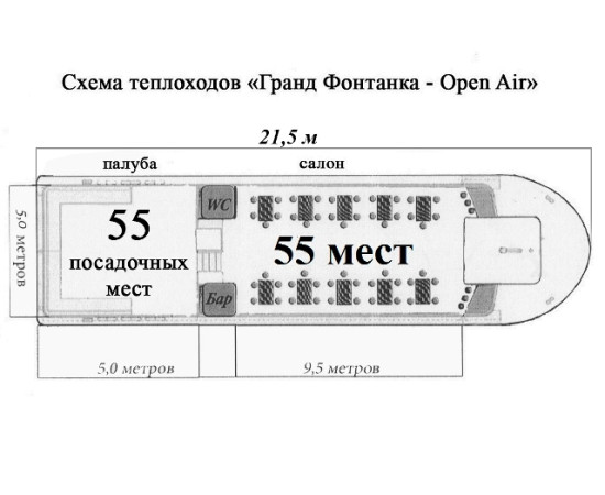 Аренда теплохода «Центурион»